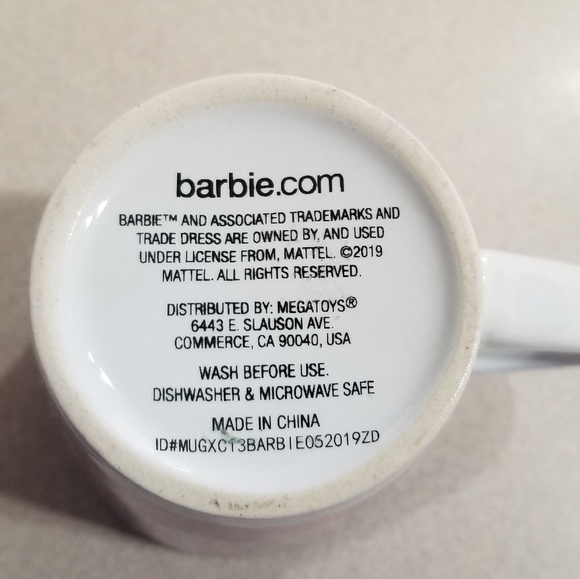 Mattel 2019 Collectors Barbie's Shine Bright Mug 13oz Coffee Tea Cup - Picture 6 of 7